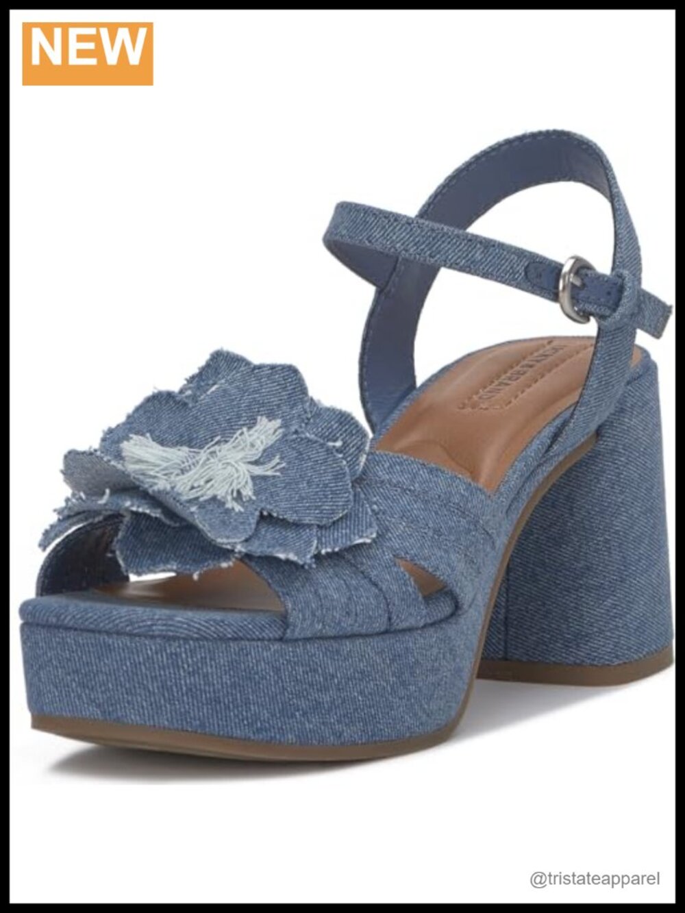 Lucky Brand Marrika Platform High Heel Sandals Ankle Strap Open Toe Buckle